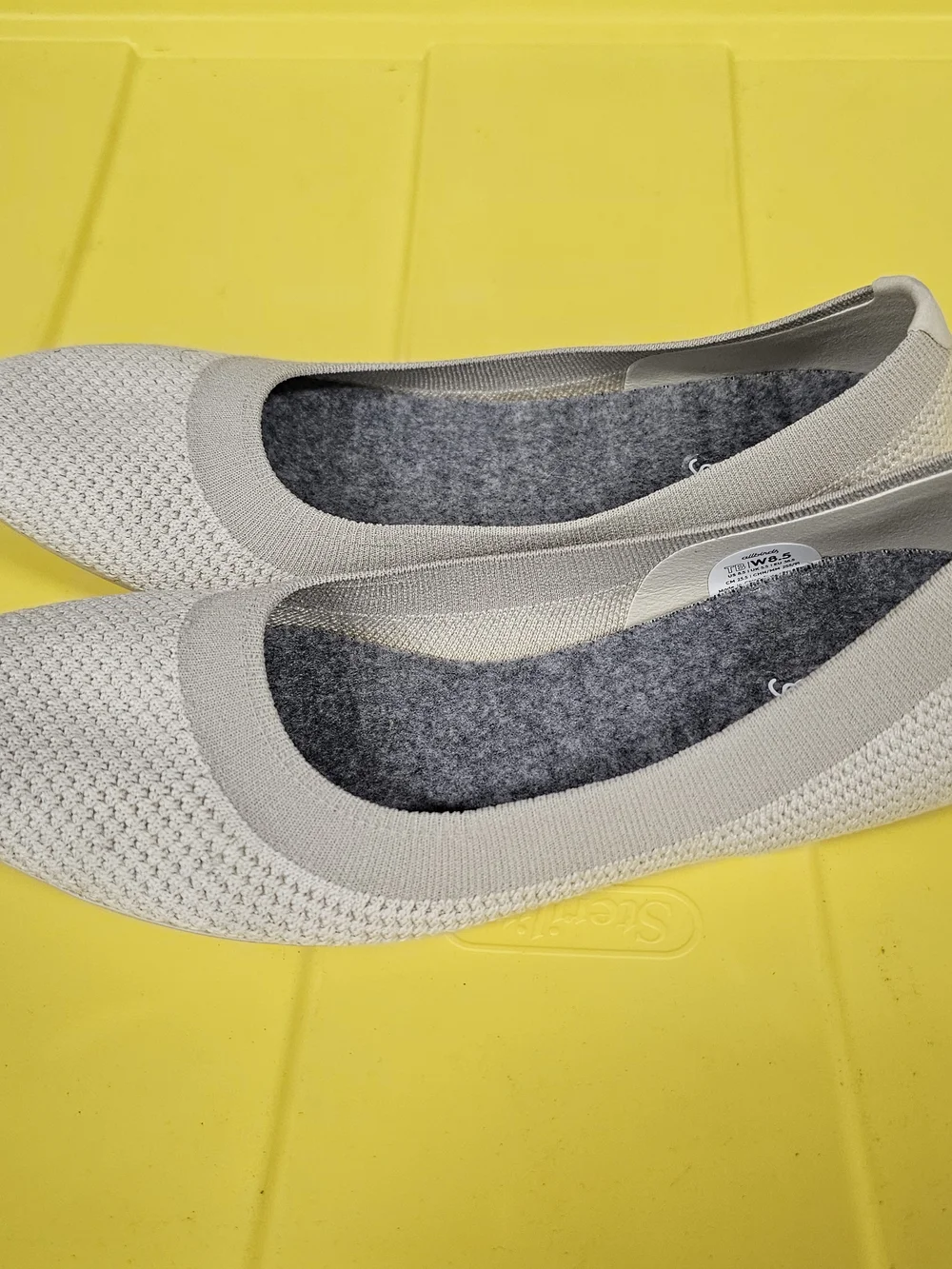 allbirds Tree Breezer Knit Ballet Flat in Light Beige
